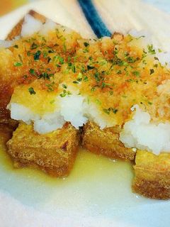 簡単♥焼き厚揚げのおろしポン酢かけ-レシピのメイン写真