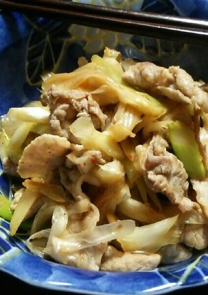豚肉のぽん酢炒め-レシピのメイン写真