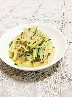 もやしとキュウリの梅和え-レシピのメイン写真