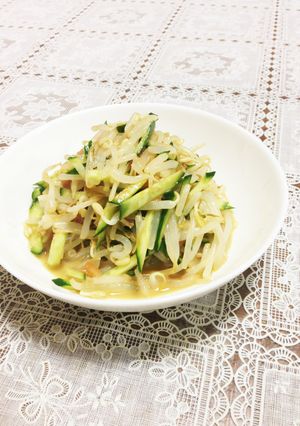 もやしとキュウリの梅和え-レシピのメイン写真