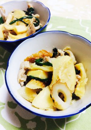 筍と豚肉の味噌炒め-レシピのメイン写真