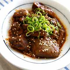 รูปของ こってり～★鶏レバーのコチュジャン煮