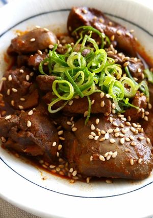 こってり～★鶏レバーのコチュジャン煮-レシピのメイン写真