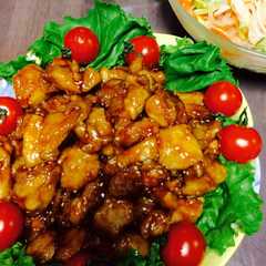 รูปของ 下味不要！簡単☆甘酢鶏から揚げ