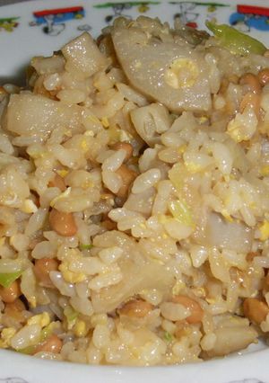 れんこん最高！納豆チャーハン-レシピのメイン写真