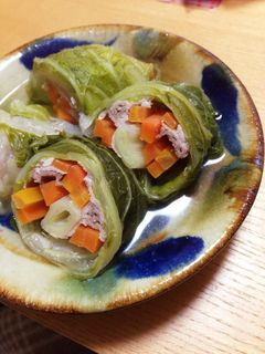 一口お鍋?ロール白菜!-レシピのメイン写真