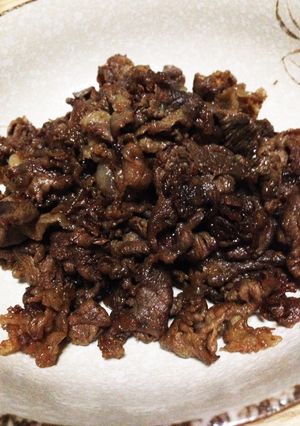 超簡単✡牛肉の甘辛炒め-レシピのメイン写真