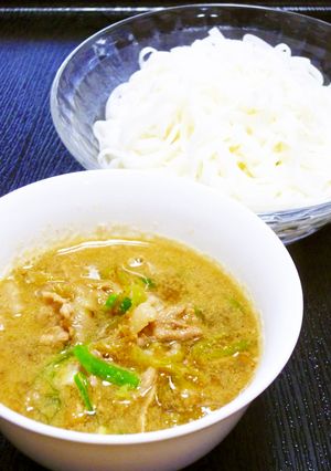 糖質オフ！ねぎ豚だれつけ麺（糖質0g麺）-レシピのメイン写真
