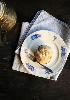 【ビーガン】ココナツ＆バナナの蒸しケーキ-レシピのメイン写真