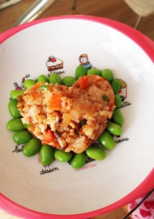 離乳食〜チキンライス〜カミカミ期-レシピのメイン写真