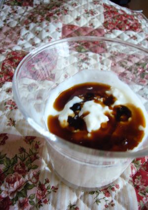 ダイエット★黒蜜豆腐ヨーグルト★ペット？-レシピのメイン写真