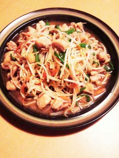 鶏もも肉とピリ辛もやし炒め❢-レシピのメイン写真