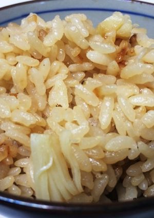 帆立貝柱の炊込み御飯（おこげもあるよ！）-レシピのメイン写真