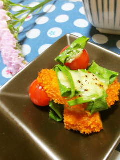 簡単☆お弁当にも♪がんすの葱チーズ焼き-レシピのメイン写真