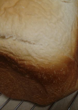 HBで*ノンオイル*むっちり食パン-レシピのメイン写真