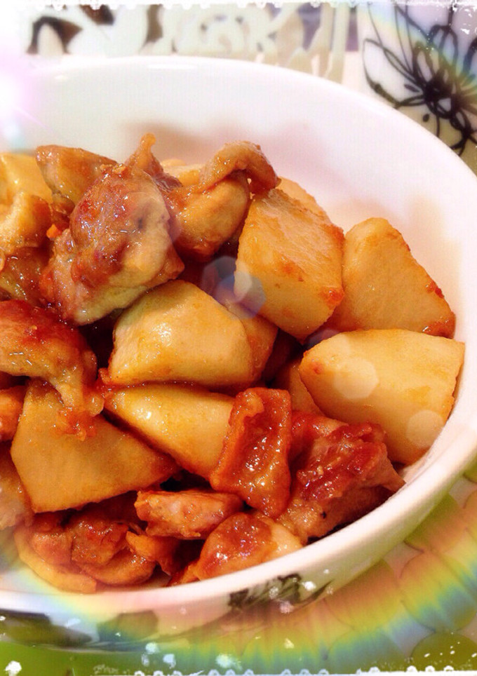 こっテリ旨っ！里芋と鶏肉の照り焼き♬-レシピのメイン写真