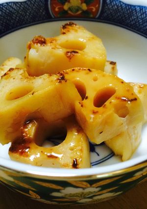 厚切りれんこんの甘酢焼き-レシピのメイン写真