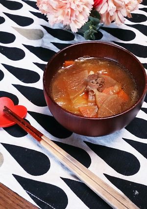 具だくさん！牛肉のお雑煮★-レシピのメイン写真