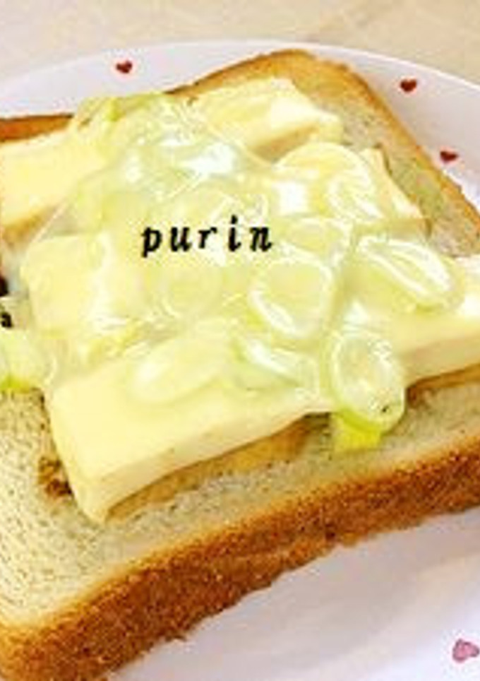厚揚げとネギの和風トースト-レシピのメイン写真