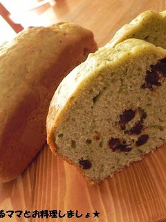 簡単★抹茶とレーズンのパウンドケーキ-レシピのメイン写真