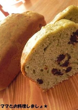 簡単★抹茶とレーズンのパウンドケーキ-レシピのメイン写真