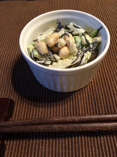 豆昆布茶サラダ-レシピのメイン写真