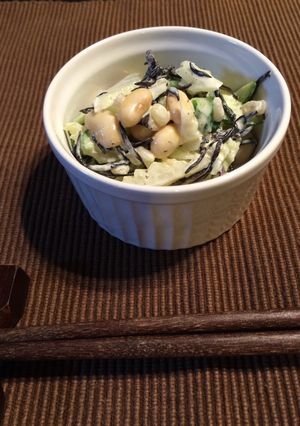 豆昆布茶サラダ-レシピのメイン写真