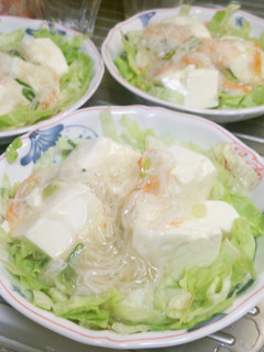 豆腐とカニカマのうま煮あんかけレタス-レシピのメイン写真