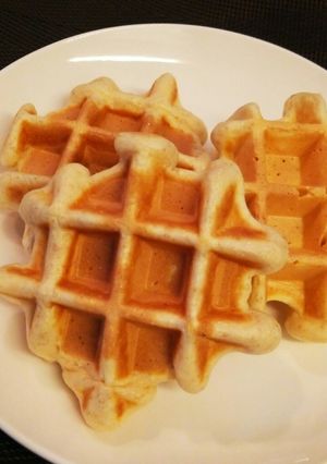 子どもの朝食に！シンプルワッフル-レシピのメイン写真
