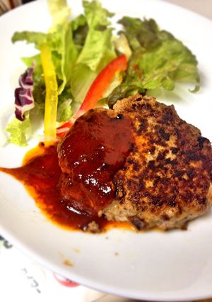 ハンバーグ！意外と簡単か！？-レシピのメイン写真