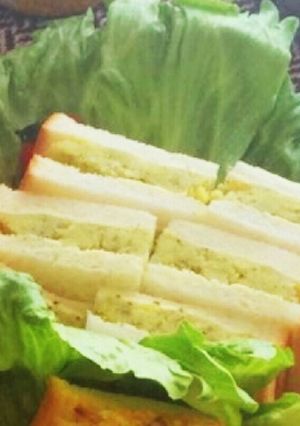 バジルポテトのサンドイッチ-レシピのメイン写真