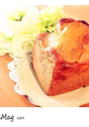 りんごコンポート♡HM紅茶と蜂蜜ケーキ-レシピのメイン写真