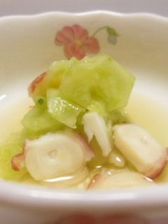 酢の物 胡瓜とたこ 私流-レシピのメイン写真