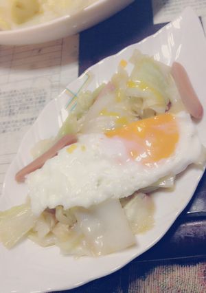 ヘルシー☆蒸し野菜目玉焼きのせ-レシピのメイン写真