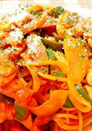 野菜ジュース１本分！我が家のナポリタン★-レシピのメイン写真
