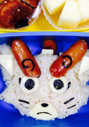 妖怪ウォッチ☆とらじろう☆キャラ弁-レシピのメイン写真