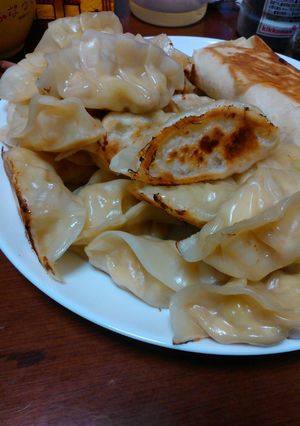 簡単麻婆豆腐リメイク餃子♡-レシピのメイン写真