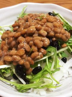 柚子胡椒香る納豆サラダ-レシピのメイン写真