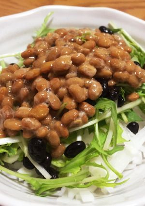 柚子胡椒香る納豆サラダ-レシピのメイン写真