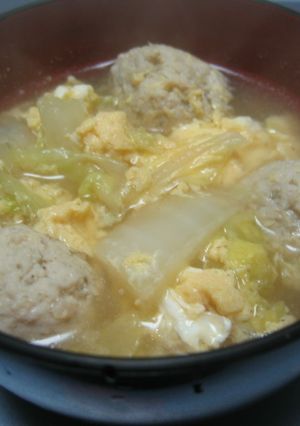 簡単！白菜と肉団子の中華スープ-レシピのメイン写真