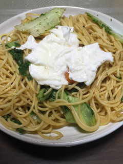 白菜とタマゴパスタ-レシピのメイン写真