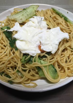 白菜とタマゴパスタ-レシピのメイン写真