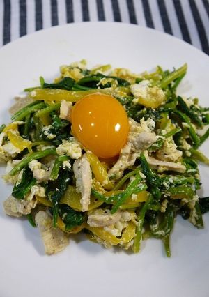 鉄分吸収率アップ！ほうれん草炒め-レシピのメイン写真
