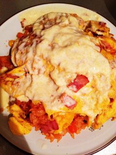 チーズソースのオムライス-レシピのメイン写真