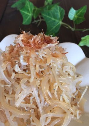 白滝とちりめんじゃこのダイエットパスタ＊-レシピのメイン写真