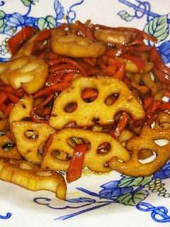 蓮根のきんぴら-レシピのメイン写真