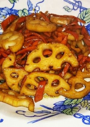 蓮根のきんぴら-レシピのメイン写真