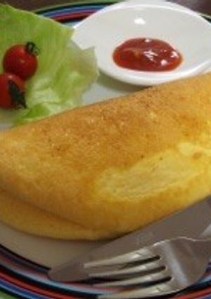 モンサンミッシェルのふわふわオムレツ-レシピのメイン写真