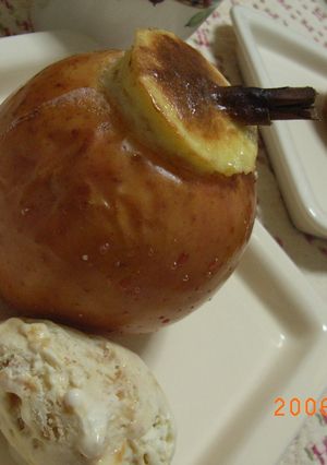 チーズケーキIN焼りんご♪-レシピのメイン写真