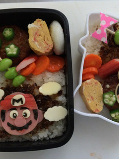マリオ弁当☆ミニー弁当☆-レシピのメイン写真
